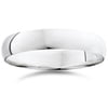 Pompeii 5mm Dome High Polished Wedding Band 950 Platinum (,)