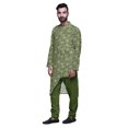 thumbnail image 2 of Atasi Ensemble Kurta Designer pour Garçons Kurta Longue Imprimée Vêtements d'Été, 2 of 4