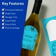 thumbnail image 3 of Avery Printable Arched Labels, Bright Blue, 4.75" x 3.5", 80ct, 3 of 11