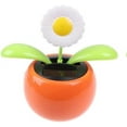 thumbnail image 1 of YVE Orange Solar Dancing Decor,Solar Powered Dancing Sun Flower,Window Sun Catcher,Car Dashboard Decor Portable Suncatchers,Car Dashboard Swinging Doll Car Desktop Home Orna t,Solar Power Kits-5166, 1 of 5