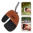 thumbnail image 2 of 2pcs Archery Finger Guard Archery Finger Protective Tab Professional Archery Accessory Double Layer Finger Guards for Bow Shooting, 2 of 8