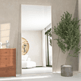 thumbnail image 1 of CISTEROMAN Full Length Floor Mirror 65"x24" Large Full Body Mirror Standing Mirror Wall Mirror Big Gold, 1 of 4