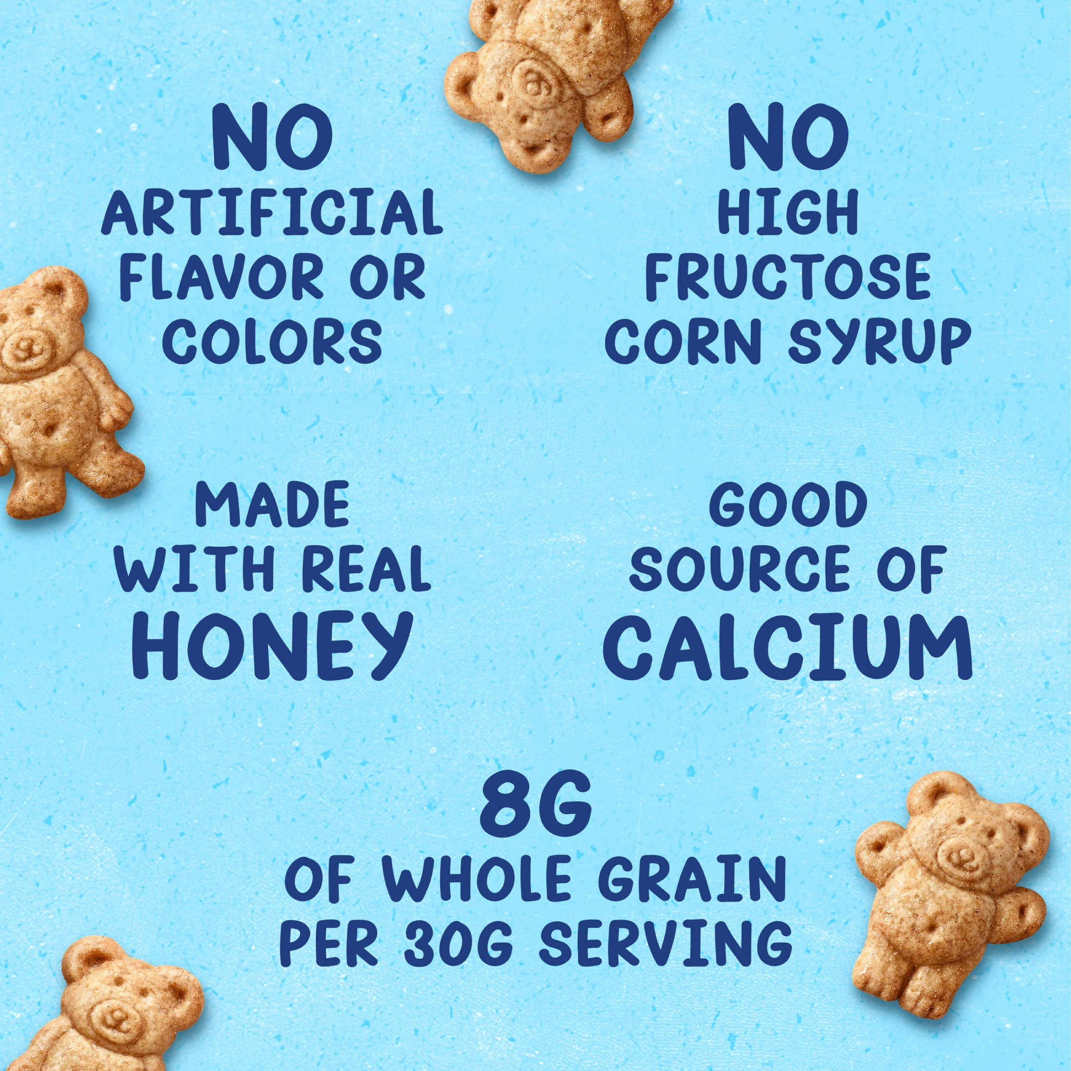 TEDDY GRAHAMS Honey Graham Snacks, Kids Snacks, 10 oz