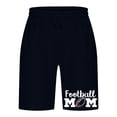 thumbnail image 5 of Puntoco Fútbol Mamá Hombres Con Cordones Elástico Casual Bolsillo Deportes Fitness Pantalones Cortos Para El Hogar Pantalones Tres Cuartos Azul Oscuro Xxxl, 5 of 5
