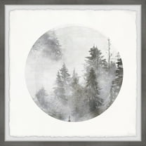 Parvez Taj Misty Magical Forest Framed Wall Art