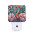 thumbnail image 1 of Balery Romantic Flamingo Pair Luz Nocturna LED con Sensor Automático, Enchufe con Sensor Crepuscular, Luz Suave de 0.5W para Dormitorio, Pasillo, Baño-UK, 1 of 7