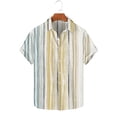 thumbnail image 1 of Qiopertar Liquidation à Moins de 5$ Chemise à Manches Courtes Imprimée pour Hommes Col Rabattu en Liquidation Offres d'Accès Anticipé, 1 of 5