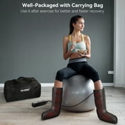FIT KING Leg Compression Boots Massager with Heat, FITKING Massager for Foot and Calf Recovery , Upgraded Leg Massager for Blood Circulation FSA/HSA Eligible