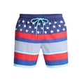 thumbnail image 2 of Way to Celebrate Men's & Big Men's Americana Swim Trunks, Sizes S-3XL, 2 of 5