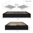 thumbnail image 4 of Nexera Corbo Queen Storage Bed, Black, 4 of 8