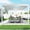 White, variant on Domi Outdoor Living 10'x10' Aluminum Louvered Pergola w/ Adjustable Roof, Built-in Gutter System, Rustproof Frame for Patio, Lawn, Deck & Backyard, White
