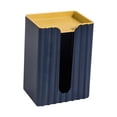 thumbnail image 2 of Porta pañuelos decorativo rectangular con tapa multiusos para servilletas y papel Azul, 2 of 7