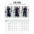 thumbnail image 5 of SHEWIN Women's Plus Size Outfits Sets 2 Piece Crew Neck Short Sleeve Sweatsuit Summer Outfits for Women 2025, 5 of 9