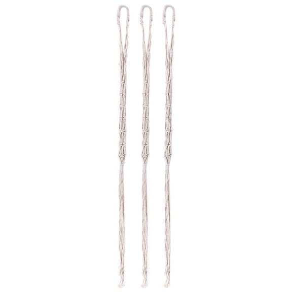 Set of 3 Macrame Hanging Fruit Basket Storage Wall Hanging Produce Storage Boho Kitchen Decoration