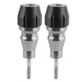 thumbnail image 3 of Universal Motorcycle Exhaust Crash Pad 10mm Protector Frame Slider Stainless SteelRed, 3 of 3