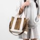thumbnail image 4 of Bolso bandolera para mujer Bolsos de mensajero de lona Bolsos de ocio informales con varios compartimentos, 4 of 5