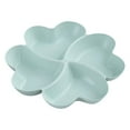 thumbnail image 3 of Plateau de Service pour Collations Plateau de Fruits Secs avec 4 Compartiments, Assiette de Service pour Collations Vert Clair, 3 of 8