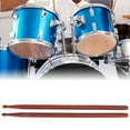 thumbnail image 1 of Drum Sticks, Oval Tip Design Percussion Accessory Non-Slip  For Drum Set For Drummer Playing, 1 of 8