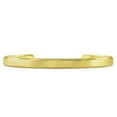 thumbnail image 3 of 14k Solid Yellow Gold Men's Cuff Bangle BNG113, 3 of 4