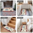 thumbnail image 6 of Chef Door Mat Indoor Outdoor, Red Fruit Cake Hat Kitchen Gourmet Vintage Non Slip Welcome Mat with Rubber Backing, Absorbent Fabric Front Door Mats Entryway Rug for Home Patio Entrance 18"x30", 6 of 9