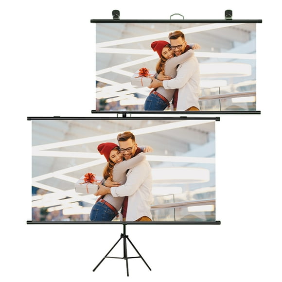 Projector Screen,With Stand Video Screen Stand Portable Screen Inch Outdoor And Screen And Stand Outdoor Screen Office Movies Screen 4 3 Screen Wall-mountable Screen Uteam Stand Ratio Wall-mount