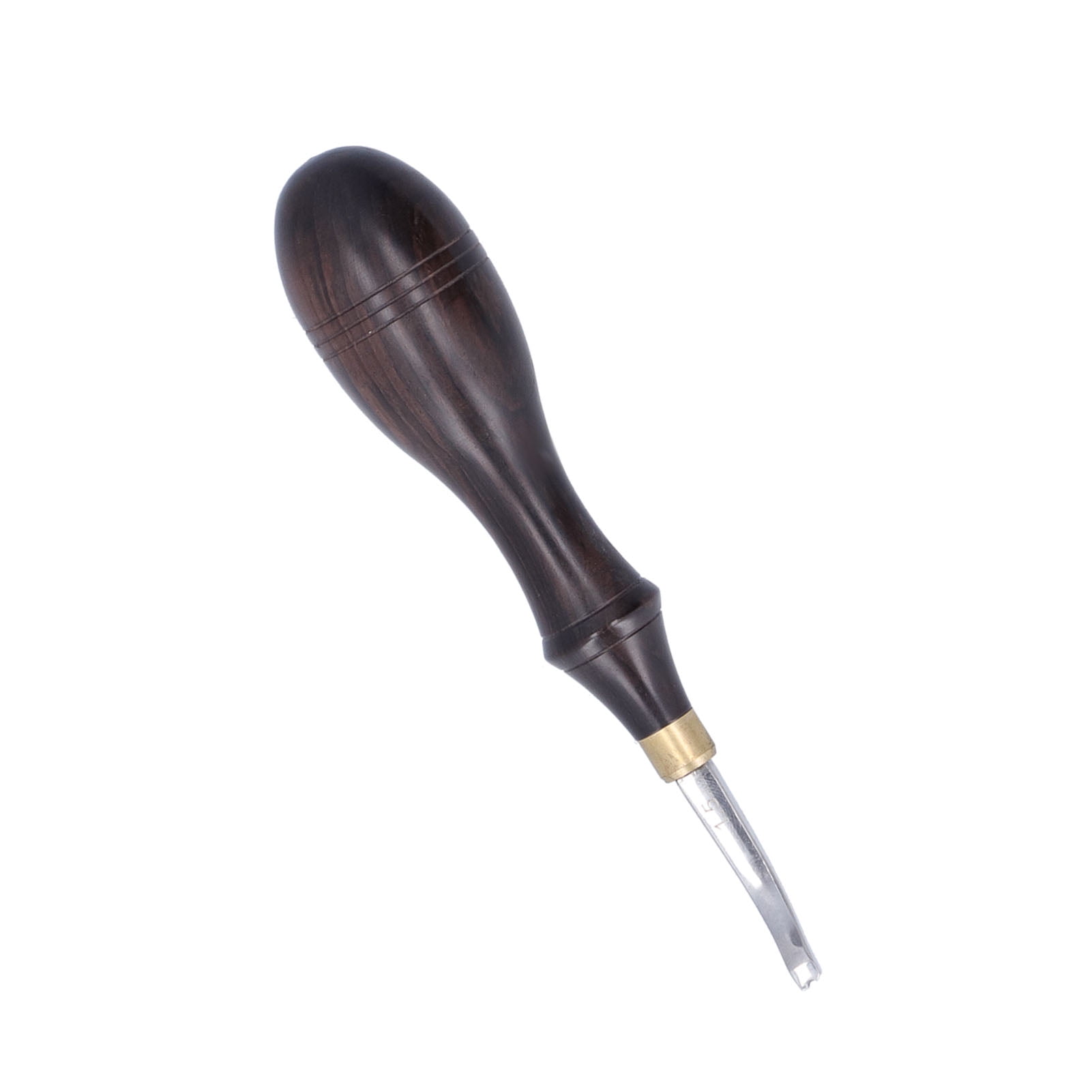 Lederkantenmarkierer Mit Sandelholzgriff - Fächerförmiger Edge Creaser 2mm