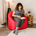 thumbnail image 3 of Milano Beanbag Chair Red Stain-Resistant Fabric, 3 of 6