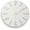 Pearl, variant on 12 Inch Wall Clock Silent Non Ticking, Preciser Modern Style Decor Clock for Home, Office, School, Kitchen, Bedroom, Living Room(White)