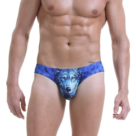 

Gubotare Underpants For Men Men s Cheeky Bikini Tanga Sexy Low Rise Half Back Coverage Brazilian Underwear Light Blue XL