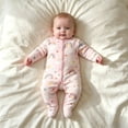 thumbnail image 5 of Baby Girl Boy Clothes Zipper Sleepers,Long Sleeve Romper Toddler Pajamas,Onesie Outfits Newborn Footies, 5 of 5