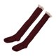 thumbnail image 3 of 1 par de calcetines hasta la rodilla con encaje, elegantes y cómodos para mujer (talla única)., 3 of 6