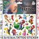 thumbnail image 4 of Pegatinas de tatuajes de dibujos animados de Super Mario Bros, Luigi, Yoshi, Bowser, periféricos de Anime, pegatinas de moda para niños, juguetes interactivos, 4 of 5