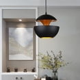 thumbnail image 2 of Luz colgante de una so cabeza, decoración de luz de gota, iluminación negro Sunnimix Colgante de luz, 2 of 7