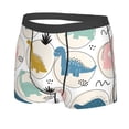 thumbnail image 2 of Haiem Cute Dinosaurs Men's Boxer Briefs, Every Day Comfort Stretch Cotton Moisture-Wicking Underwear-Small, 2 of 9