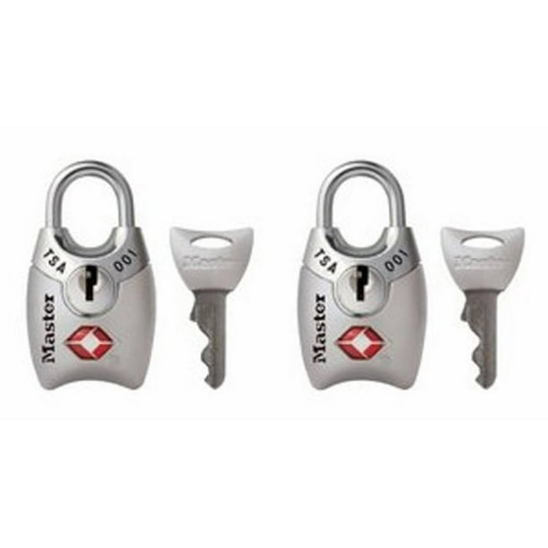 Master Lock TSA Accepted Luggage Locks with Keys