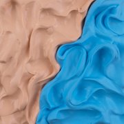 Geladough Non-Slime Butter Cloud Dough – Cake Batter & Cotton Candy Roll Scented Sensory Dough, Non-Sticky No-Residue Putty with Mix-Ins & Spoon, Net Weight 180g (6.3 oz)