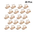 thumbnail image 2 of 20 Pcs Non Piercing Golden Metal Ear Clips for Home Use Fashion Elegant Design Fits Most People, 2 of 8
