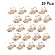 thumbnail image 2 of 20 piezas pendientes de clip sin orejas sin dolor chapados en oro verdadero sin perforaciones Pendientes de oreja sin pinzas Pendientes colgantes Pendientes Joyas para mujeres Hombres (dorado), 2 of 5