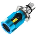 thumbnail image 4 of Faro de motocicleta H4, LED profesionales universales para motocicleta, lámpara H4 Azul, 4 of 8
