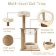 3Tier Cat Tree Tower Cat Activity Center Indoor Playing House