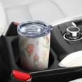 thumbnail image 5 of 20 Oz Pioneer Flower Coffee Tumbler Double Wall Insulated Stainless Steel Water Bottle | Metal Reusable Thermoses Flask with Cup Cap | Leak & Sweat Proof with Anti-Dust Lid, 5 of 7