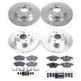 thumbnail image 3 of PowerStop Front and Rear Z23 Evolution Sport Carbon-Fiber Ceramic Brake Pad and Drilled & Slotted Rotor Kit Fits: MERCEDES-BENZ Select Models K8439, 3 of 10