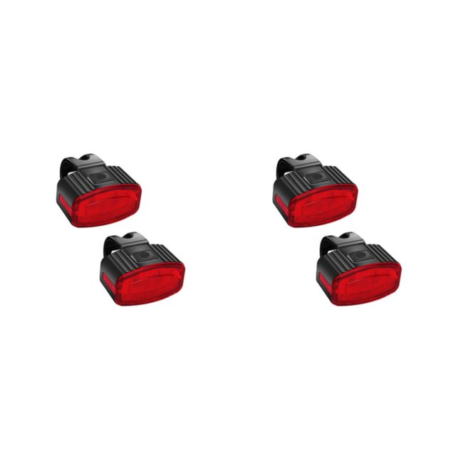 Luz de bicicleta Eigraketly 2X Lámpara de manillar Rojo