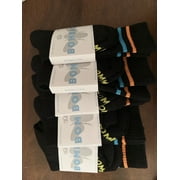Bombas Black Socks With Colorful Print  Size SMALL 5 pairs