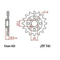thumbnail image 2 of JT Steel Front Sprocket 15T for Street DUCATI 1000 DS Multistrada 2004-2006, 2 of 4