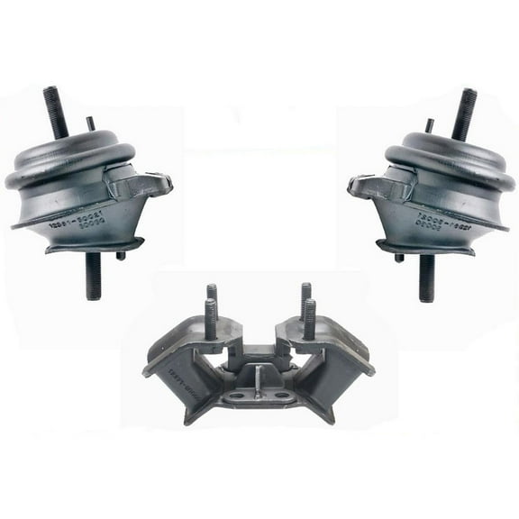 95-00 LS400 4.0L Engine Motor Transmission Mount Kit 3Pc All Torque Tested