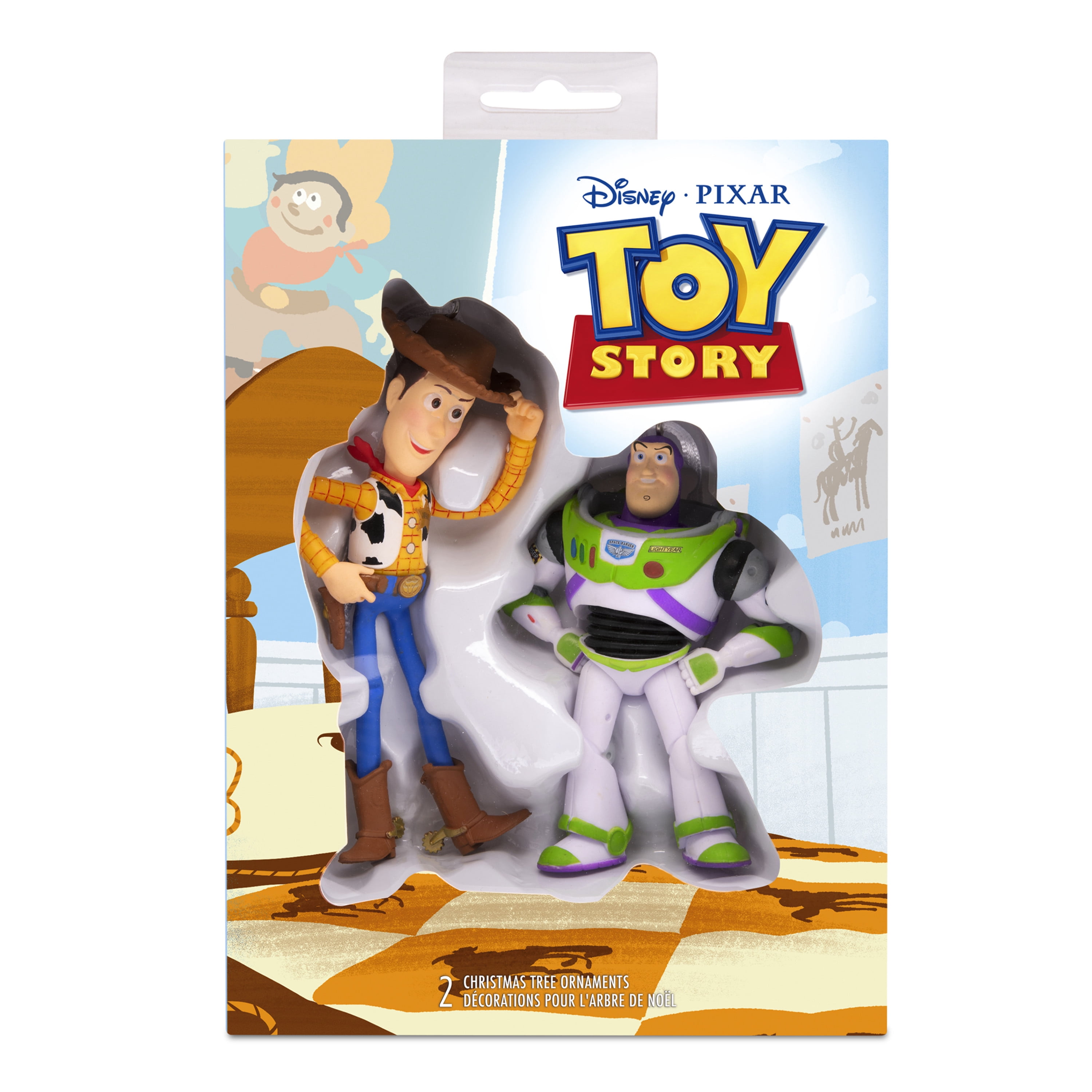 Hallmark Ornaments (Disney/Pixar Toy Story Woody Buzz), Set of 2, 1 Count