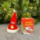 thumbnail image 4 of Juguete de sombrero de Santa Claus de 6 pulgadas | Campanas y luces oscilantes | Decoración festiva de árbol de Navidad | Adorno navideño colorido | Decoración de mesa compacta, 4 of 6