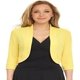 thumbnail image 1 of Txlixc Chaqueta de punto para mujer, color sólido, manga larga, chaqueta corta, tops cortos Txlixc  Moda, 1 of 9