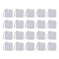 thumbnail image 3 of 20Pcs Electrode Pads Patches Body Massage Replacement Pads Non Woven Fabric 4cmx4cm, 3 of 8